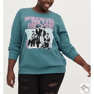 New Kids on the Block Sweatshirt Green Sz 2